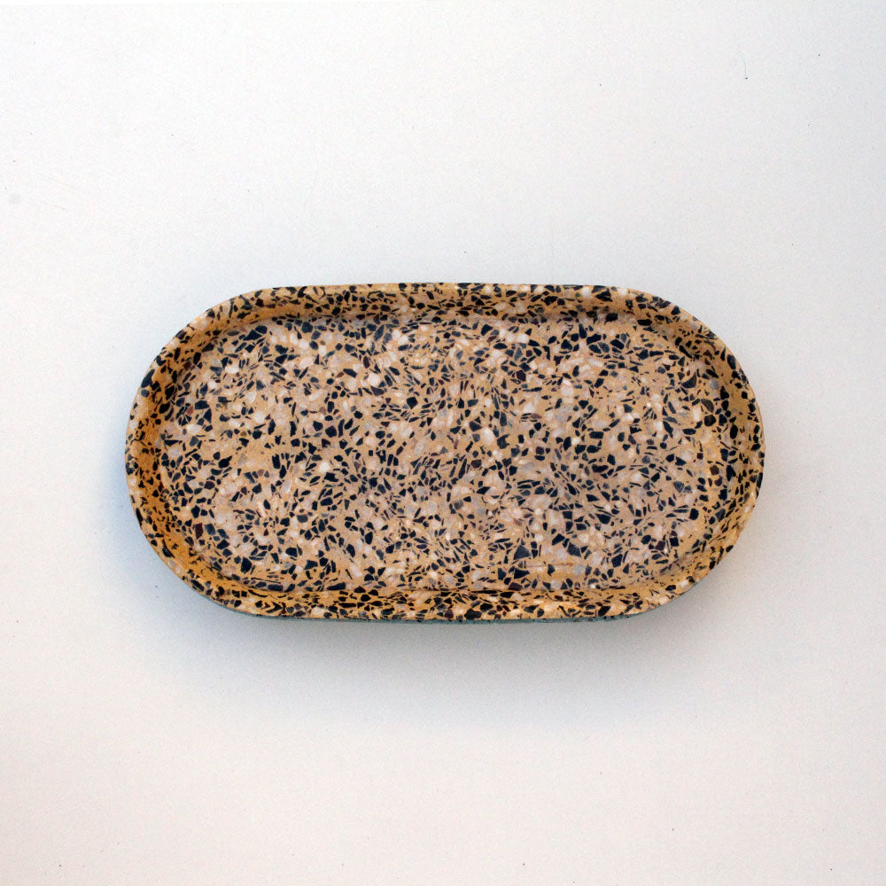 Elliptical Ovalish Tray - Yellow 2 image