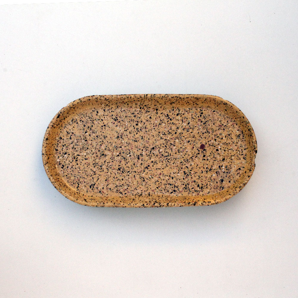 Elliptical Ovalish Tray - Yellow 3 image