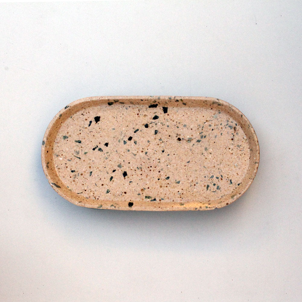 Elliptical Ovalish Tray - Yellow image