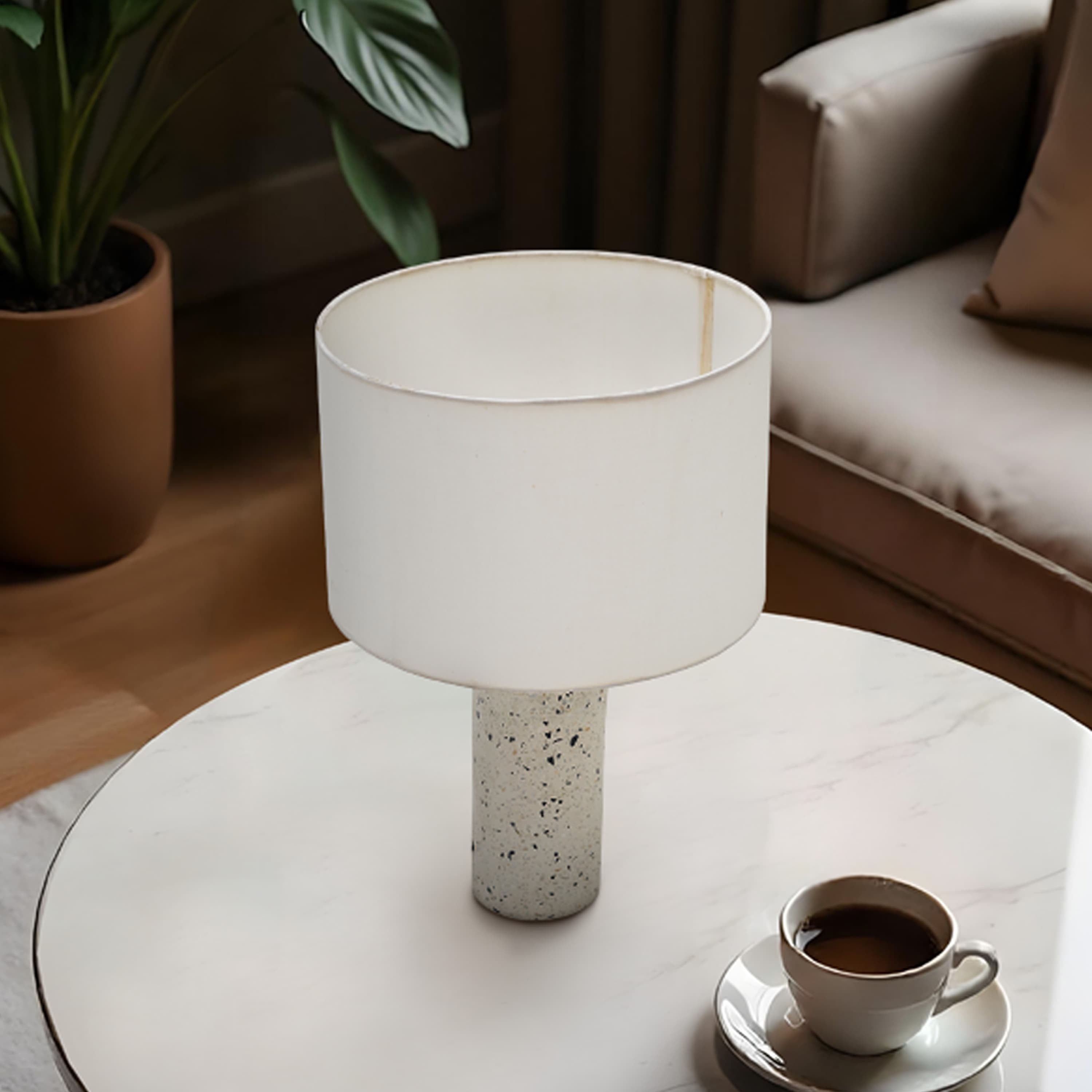 Terrazzo Table Lamps - Cylinder Terra