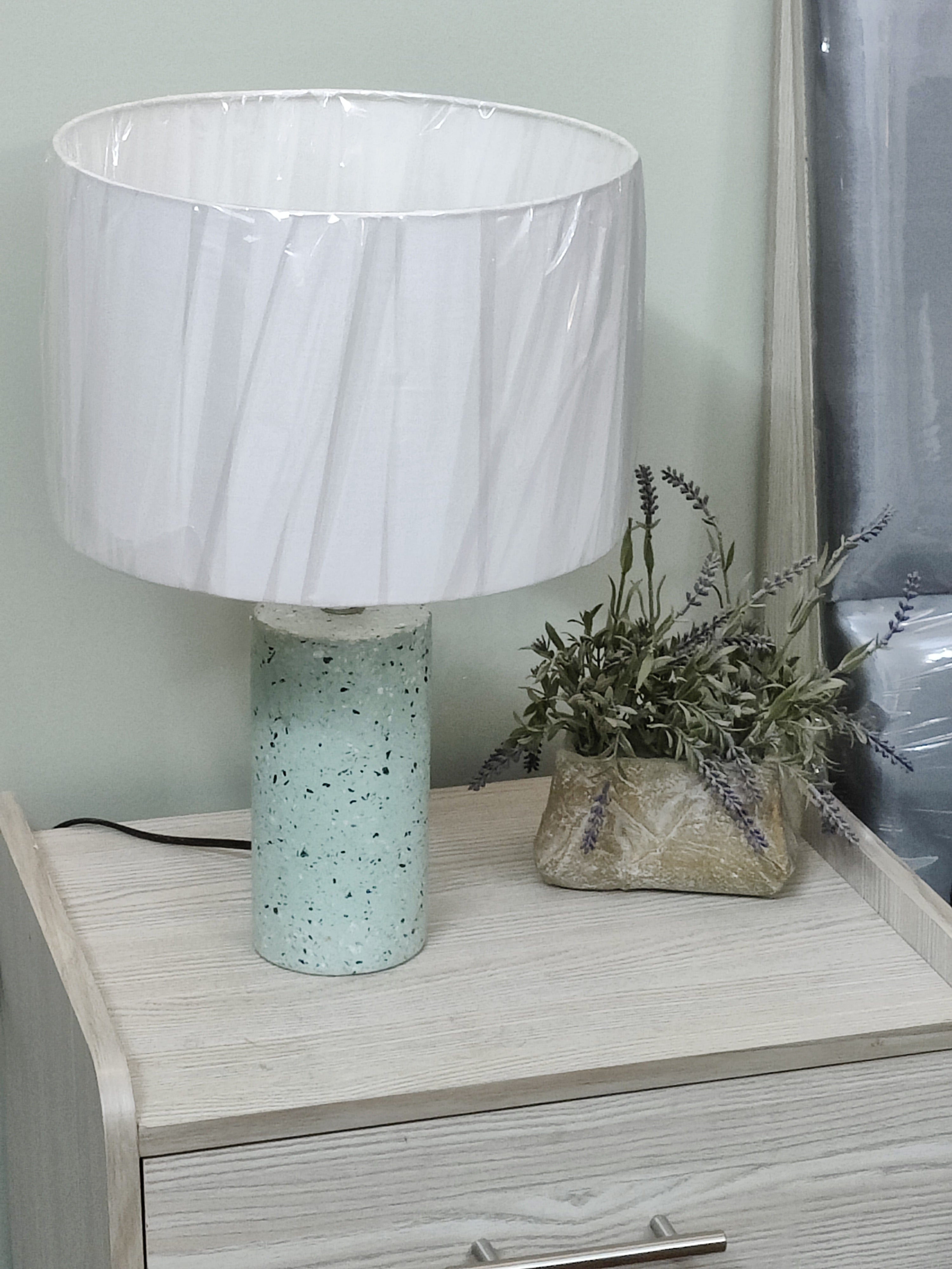 Terrazzo Table Lamps - Cylinder Terra