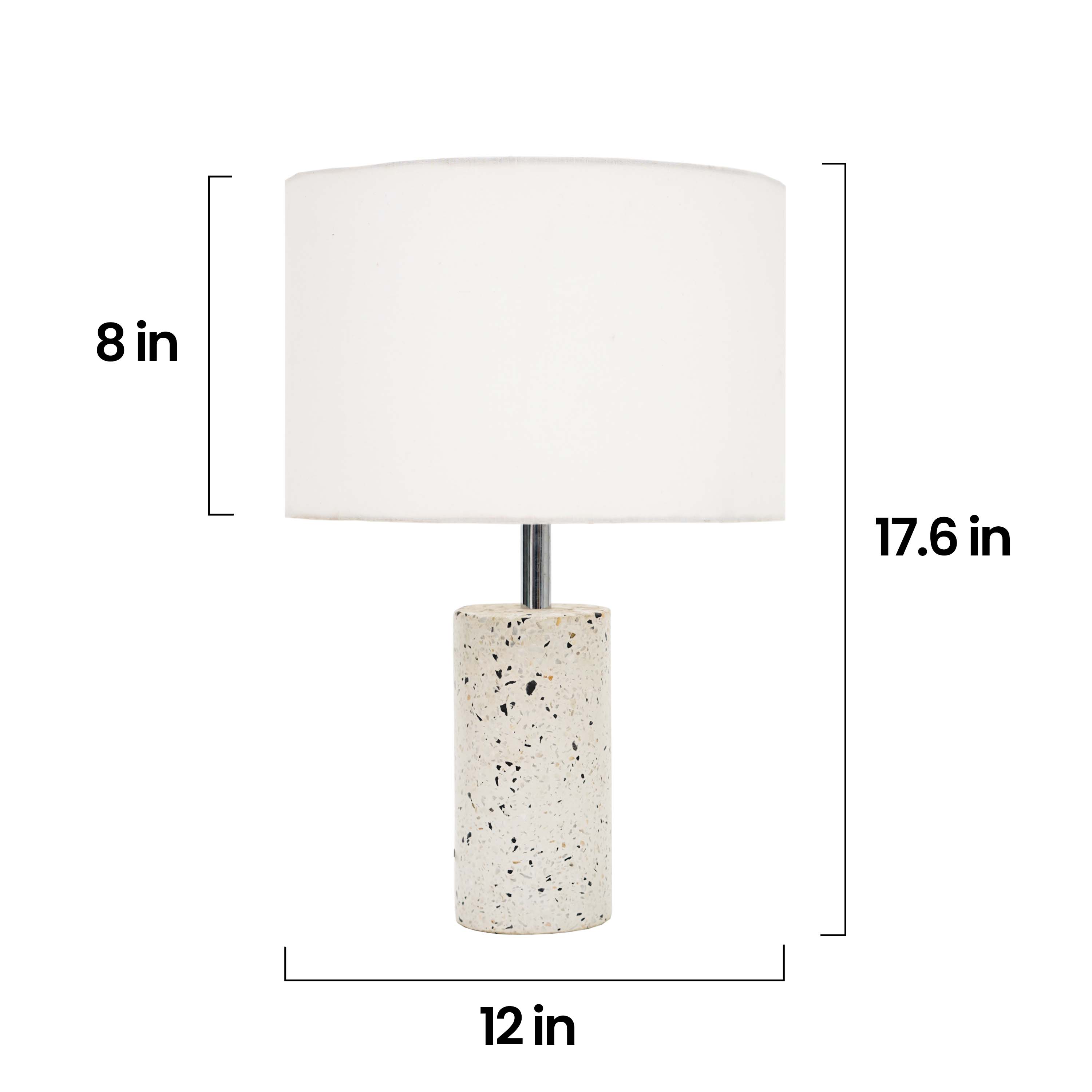 Terrazzo Table Lamps - Cylinder Terra