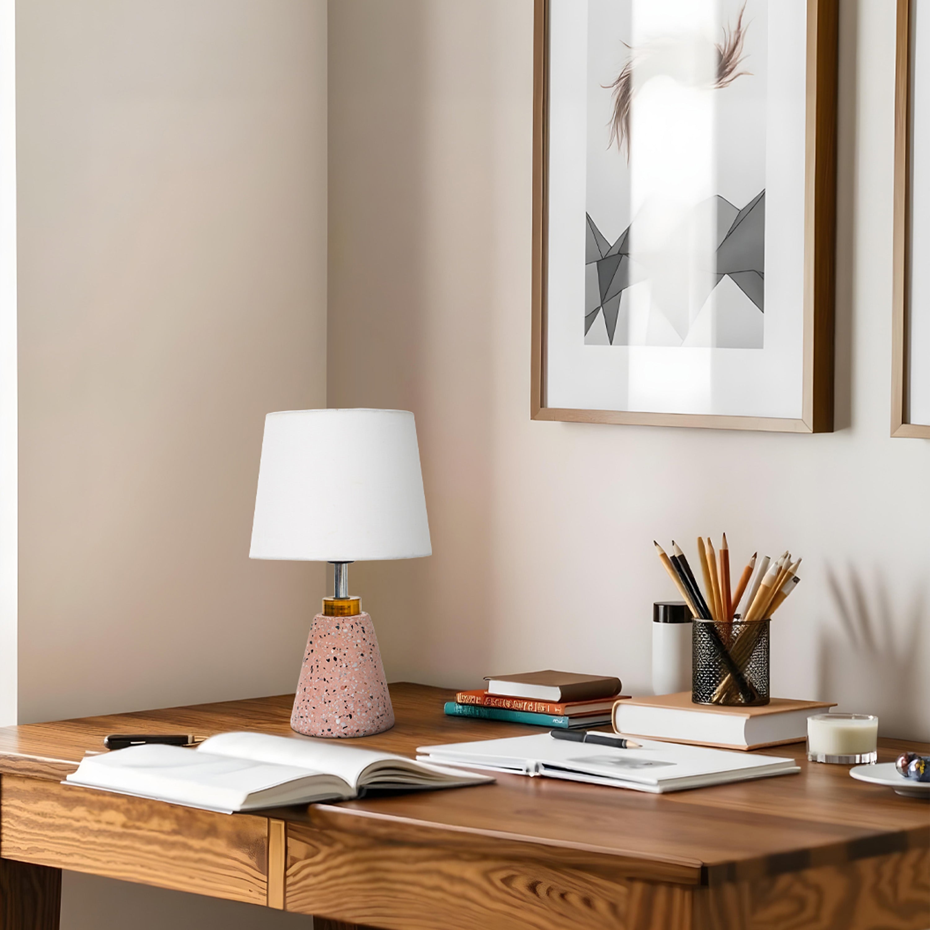 Terrazzo Table Lamps - Cone Terra