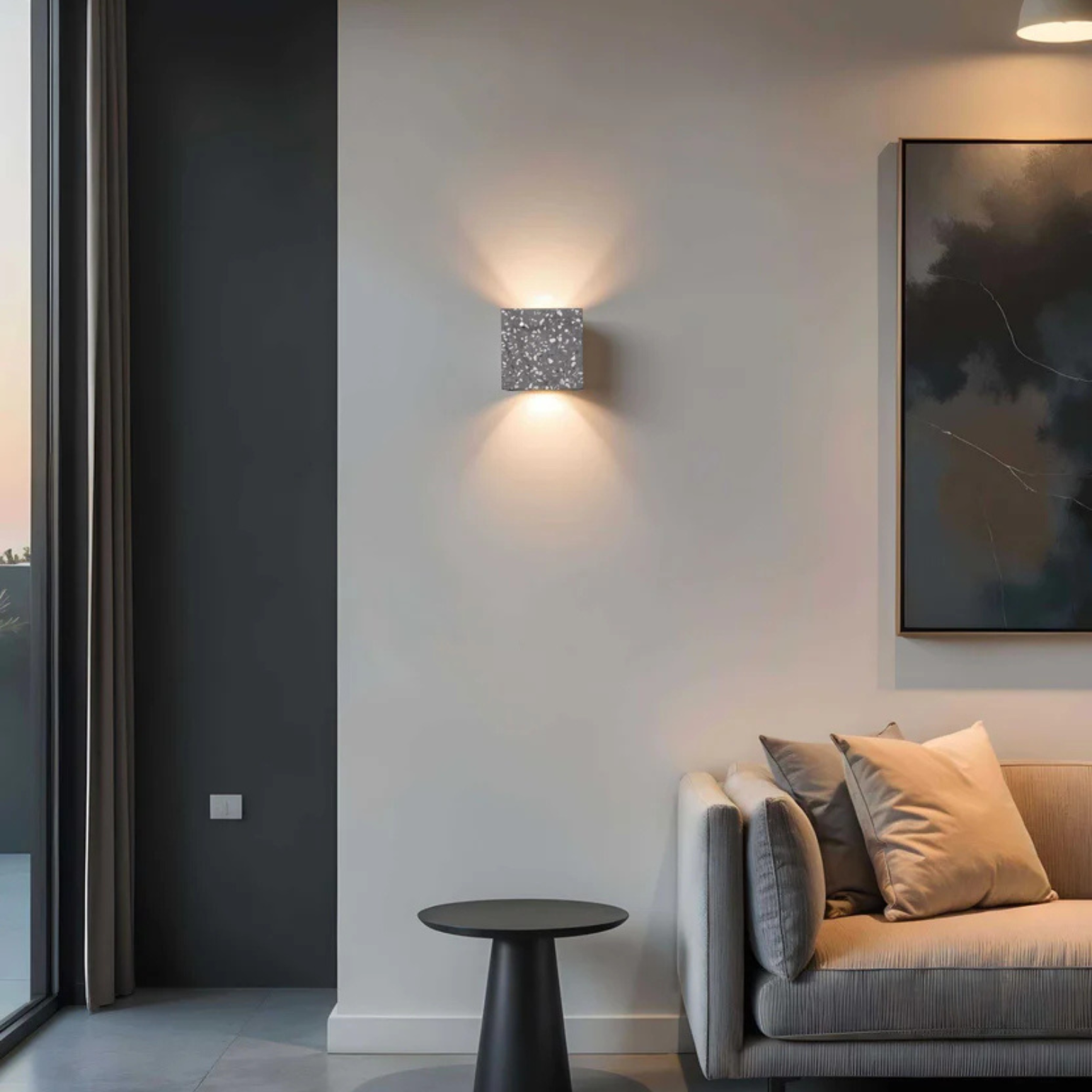 Terrazzo Wall Sconces - Black