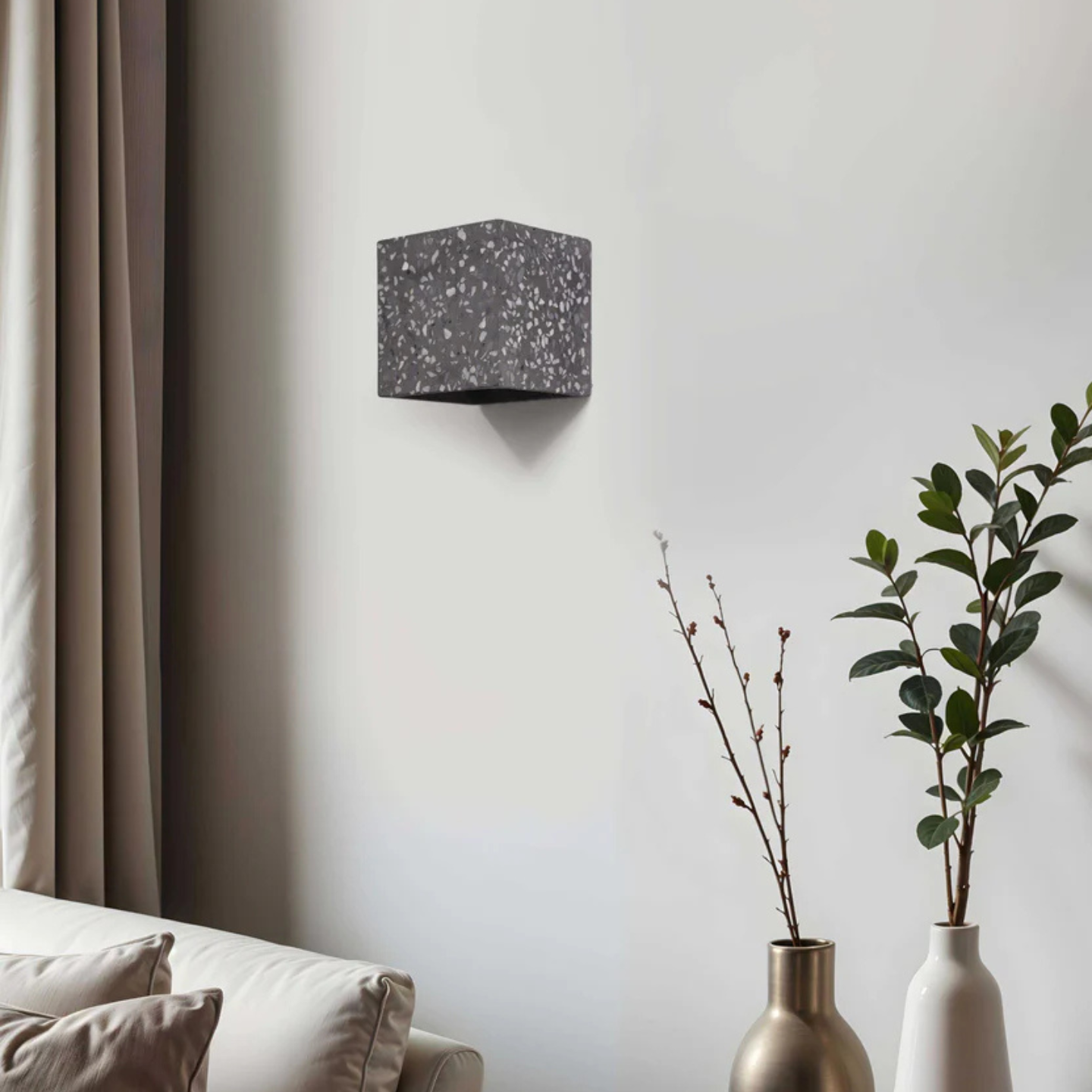 Terrazzo Wall Sconces - Black