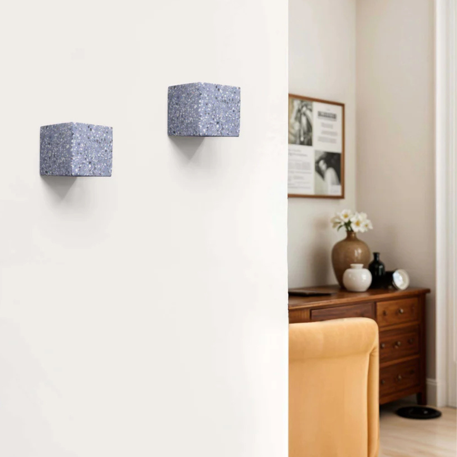 Terrazzo Wall Sconces - Blue