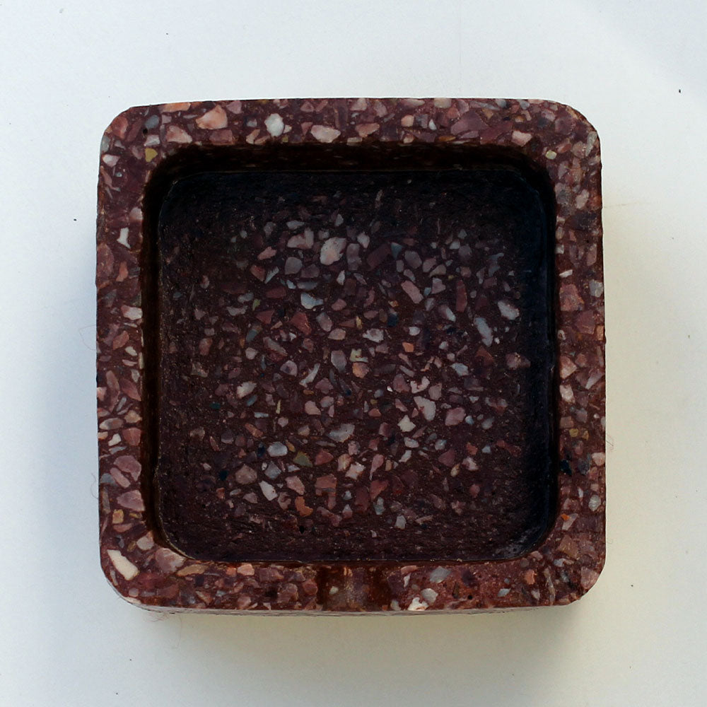 Rectangle Ashtray - Maroon image