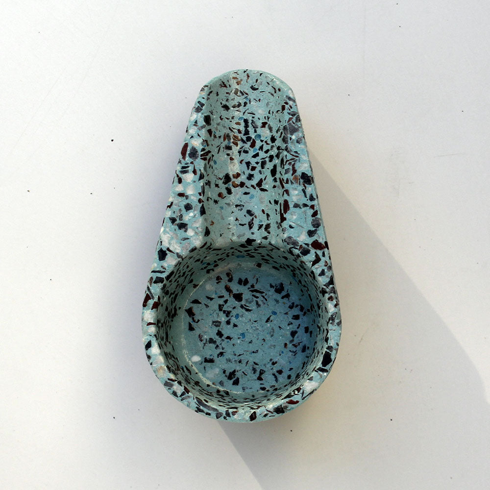 One Pot Cigarette Placer - Round, Sky Blue image